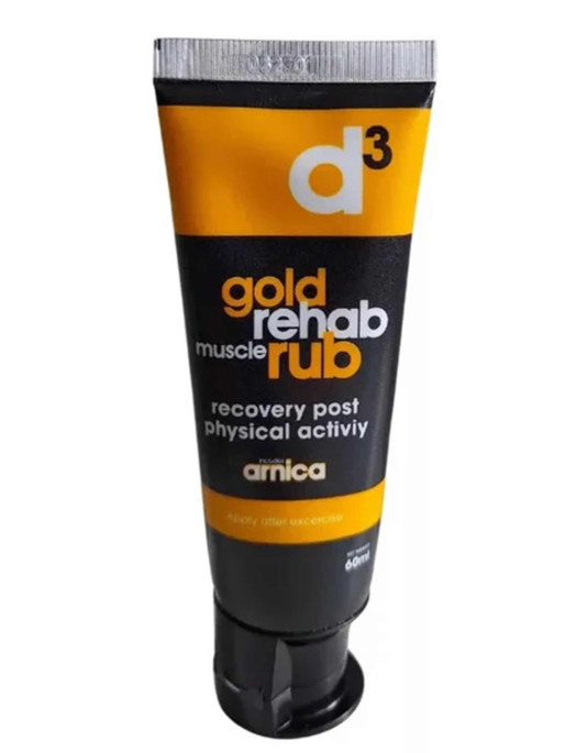 d3tape Успокояващ мехлем d3 Gold Rehab Muscle Rub 60ml