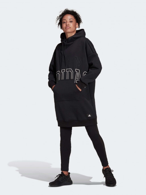 adidas sportswear oversize fleece hoodie