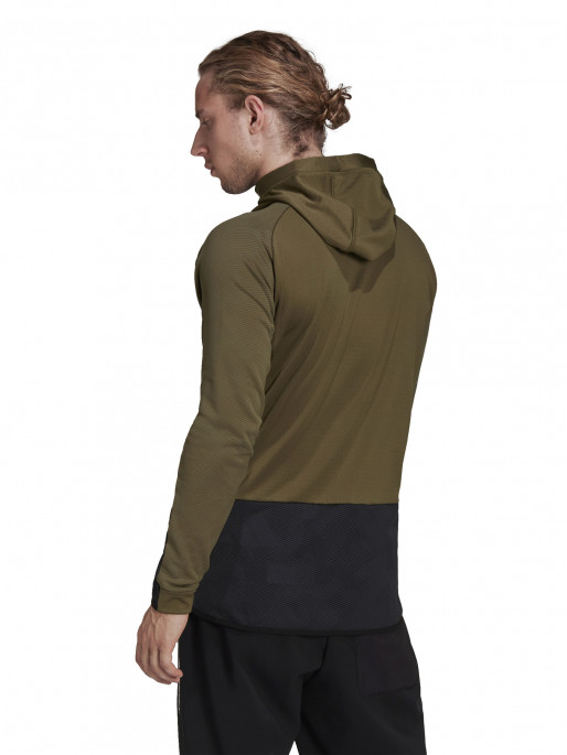 ADIDAS PERFORMANCE Terrex Tech Flooce Hooded Hiking Fleece Jacket