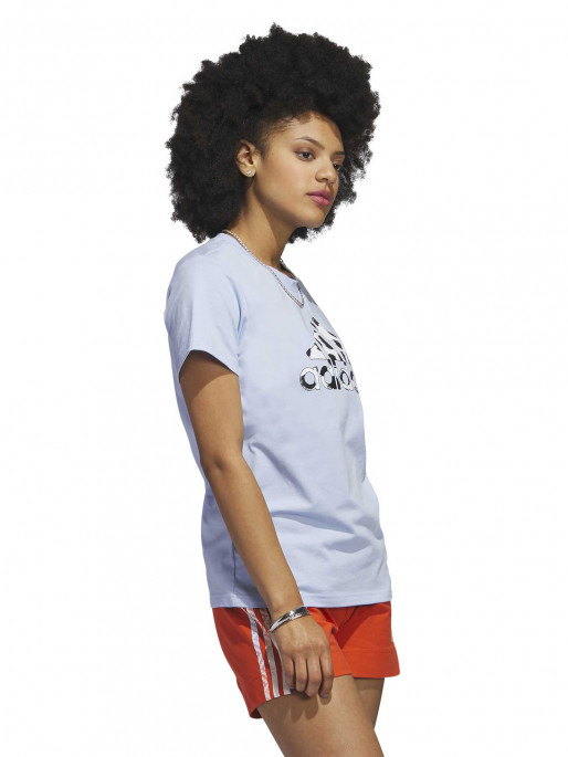ADIDAS SPORTSWEAR Animal Print Badge of Sport Tee