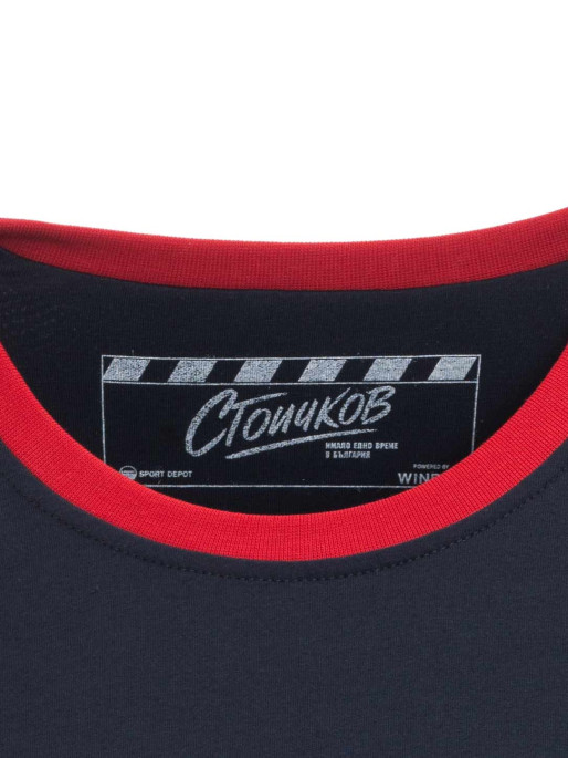 STOICHKOV Тениска Stoichkov Deep Navy T-shirt
