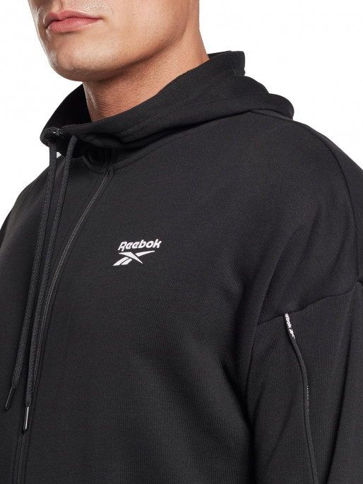 REEBOK Workout Ready Piping Zip-Up Sweatshirt