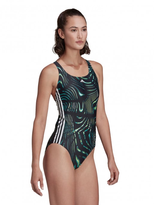ADIDAS PERFORMANCE Souleaf Graphic 3-S Swimsuit