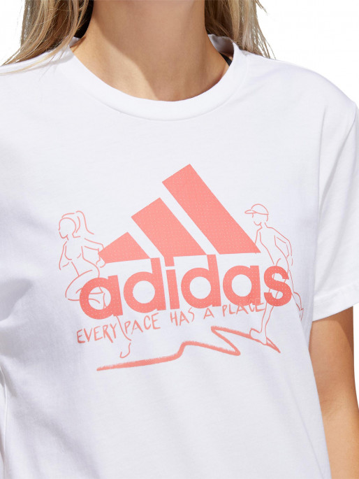 ADIDAS Κοντομάνικη Μπλούζα Running Logo Graphic