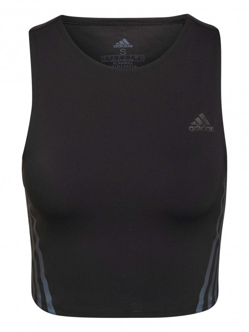 ADIDAS PERFORMANCE Run Icons 3-Stripes Cooler Running Crop Top