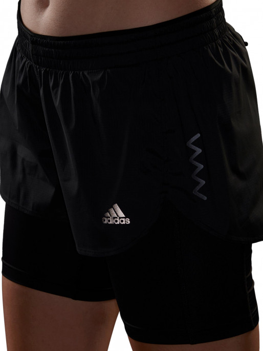 ADIDAS PERFORMANCE Run Fast Two-in-One Shorts