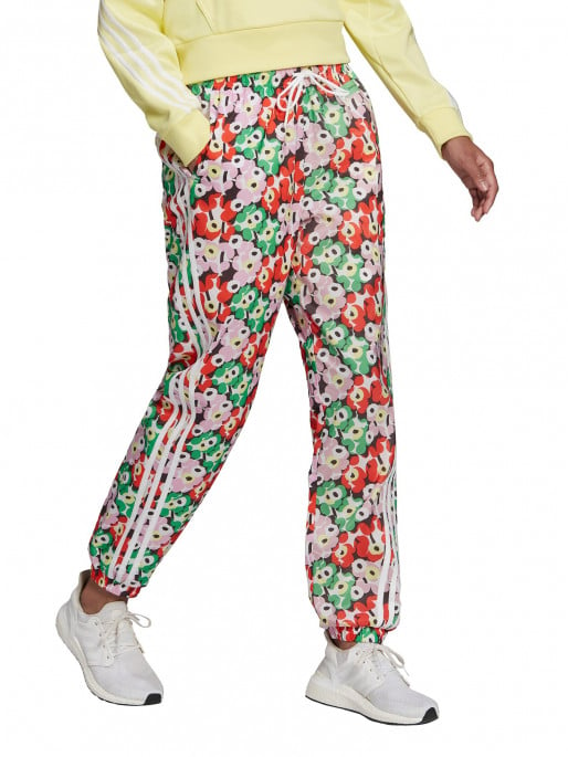 Adidas floral print online track pant