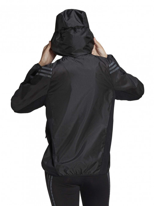 ADIDAS PERFORMANCE Run Icons 3-Stripes Hooded Running Windbreaker