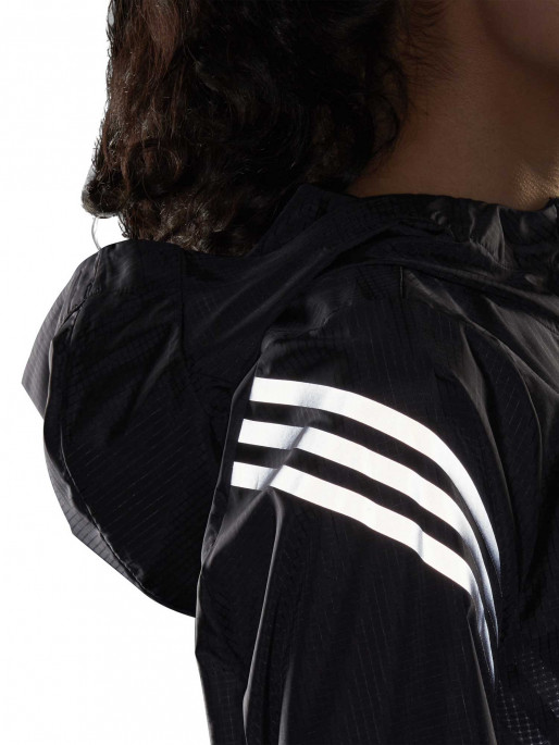 ADIDAS PERFORMANCE Run Icons 3-Stripes Hooded Running Windbreaker