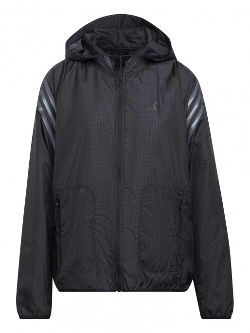 ADIDAS PERFORMANCE Run Icons 3-Stripes Hooded Running Windbreaker