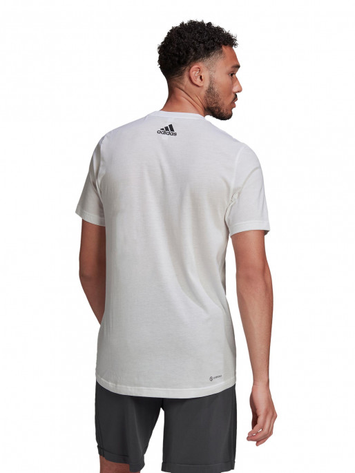 ADIDAS Κοντομάνικη Μπλούζα M FEELSTRG GRAPHIC