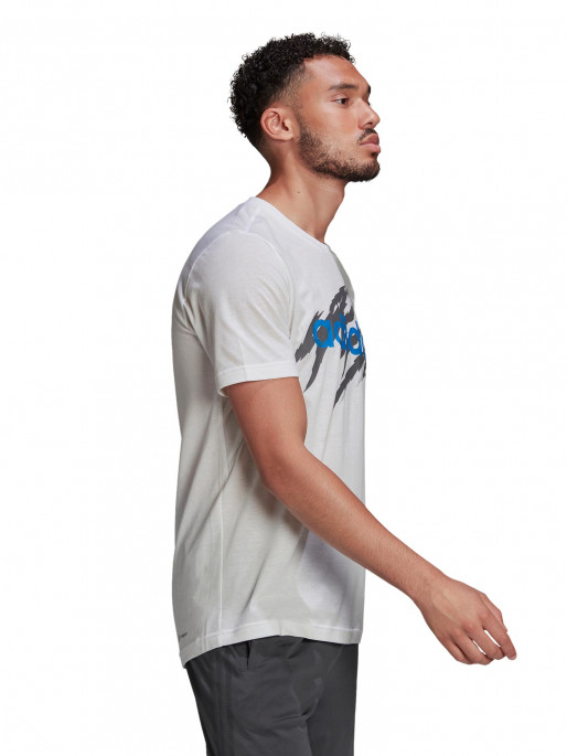 ADIDAS Κοντομάνικη Μπλούζα M FEELSTRG GRAPHIC