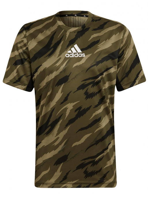 ADIDAS Κοντομάνικη Μπλούζα Μ FEELSTRG CAMO