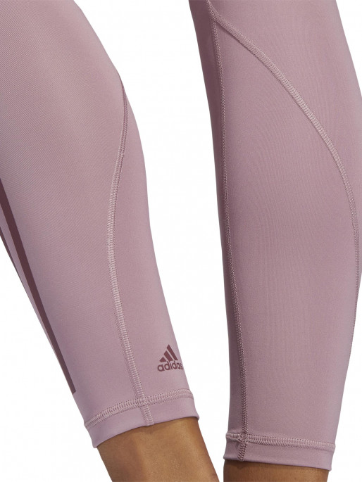 adidas Yoga Power Mesh 7/8 Tights - Purple, Women's Yoga