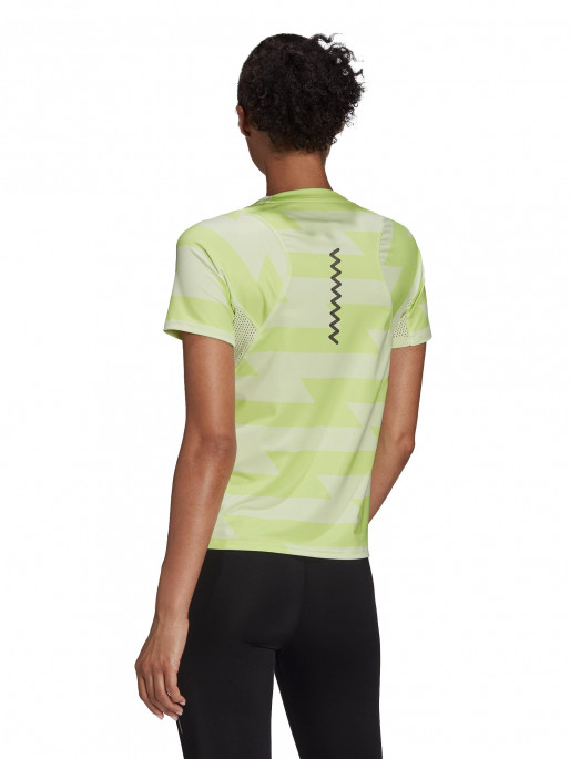 ADIDAS PERFORMANCE Κοντομάνικη Μπλούζα W Fast Allover Print
