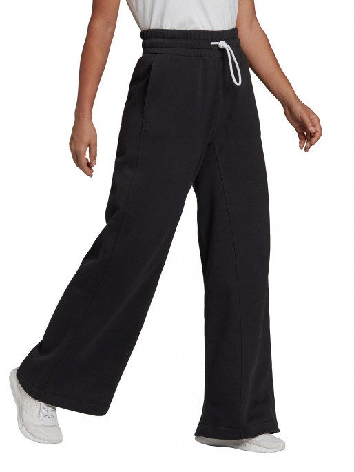 adidas sportswear studio lounge wide fleece pants