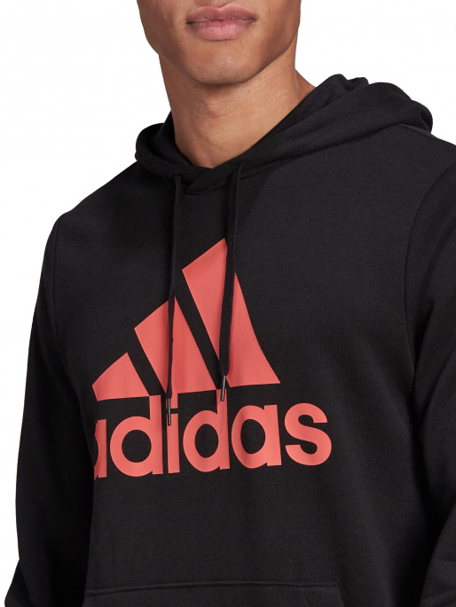 Adidas hoodie black logo Clearance