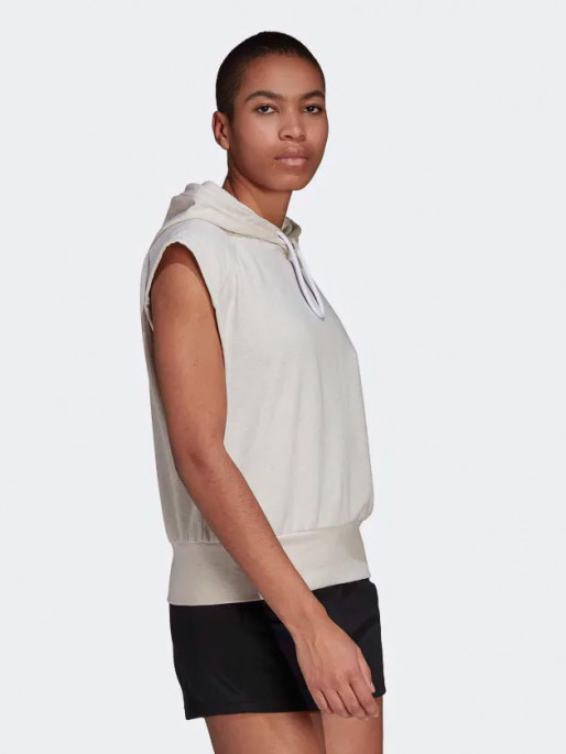 ADIDAS SPORTSWEAR Studio Lounge Summer Sleeveless Hooded Tee