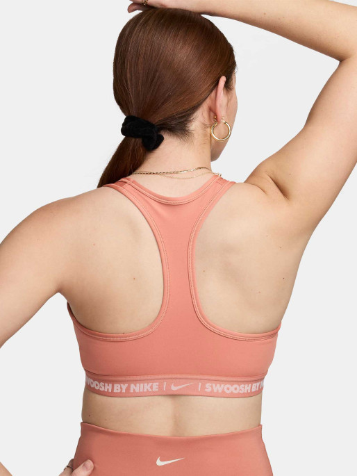 NIKE Спортен сутиен W NK SWSH MED SPT BRA GLS