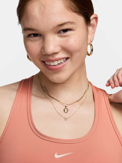 NIKE Спортен сутиен W NK SWSH MED SPT BRA GLS