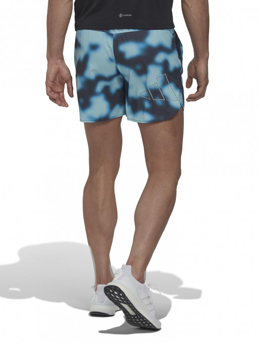 ADIDAS PERFORMANCE Run Icons Logo Graphic AOP Shorts