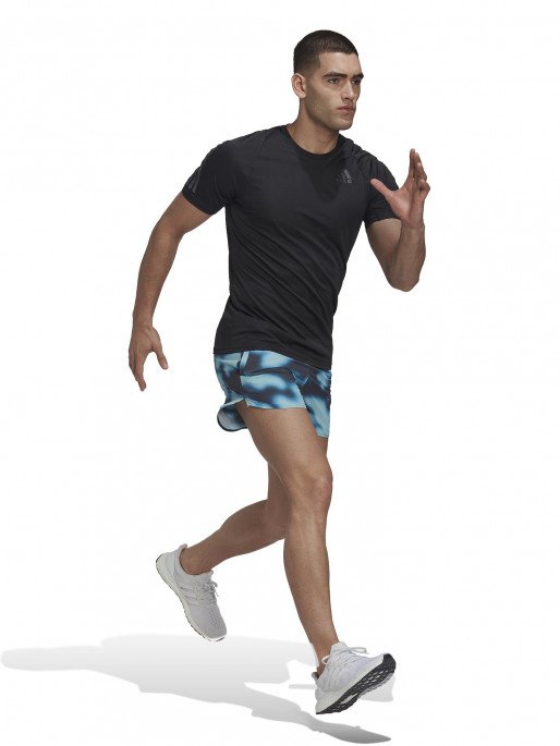 ADIDAS PERFORMANCE Run Icons Logo Graphic AOP Shorts