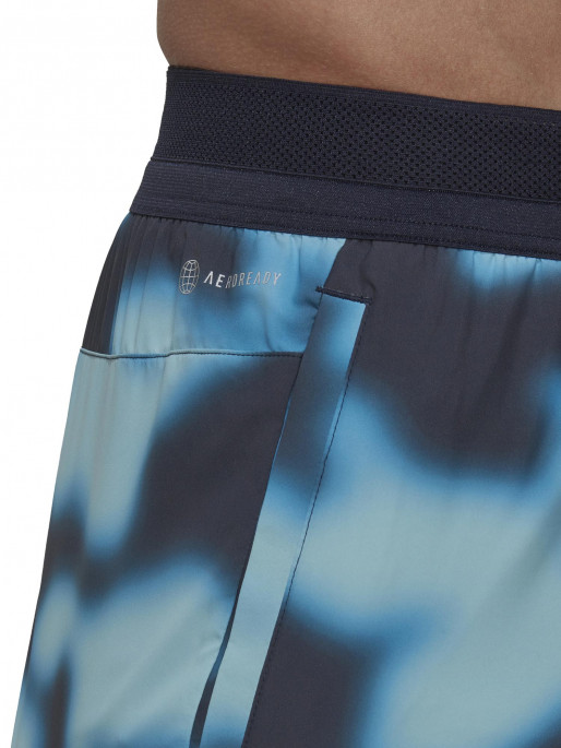 ADIDAS PERFORMANCE Run Icons Logo Graphic AOP Shorts