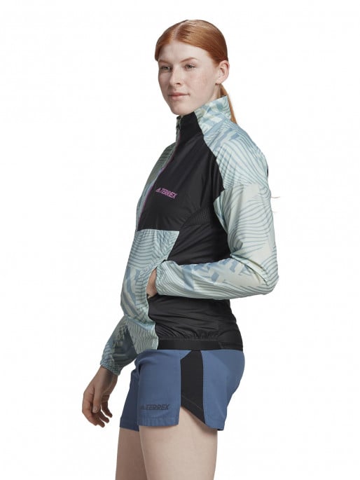 ADIDAS PERFORMANCE Terrex Trail Running Printed Wind Jacket
