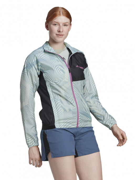 ADIDAS PERFORMANCE Terrex Trail Running Printed Wind Jacket