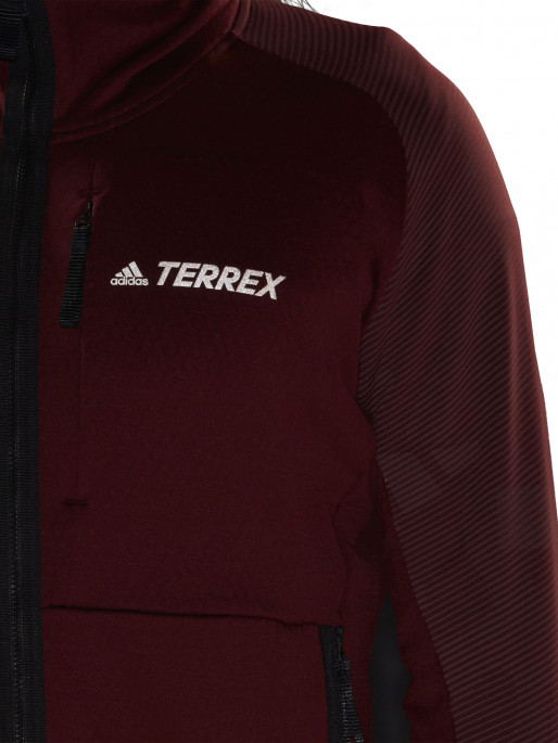 ADIDAS PERFORMANCE Terrex Tech Flooce Hooded Hiking Fleece Jacket