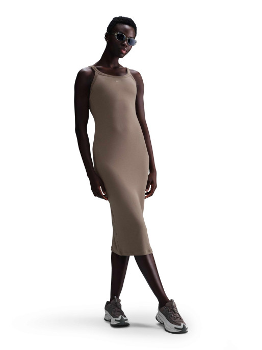 NIKE Women's W NSW NK CHLL KNT MRIB Tank Dress