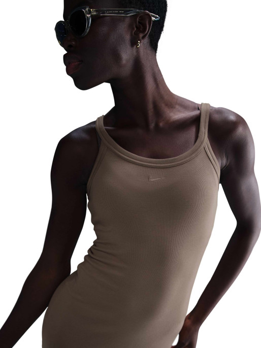 NIKE Women's W NSW NK CHLL KNT MRIB Tank Dress