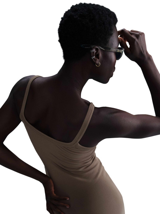 NIKE Women's W NSW NK CHLL KNT MRIB Tank Dress