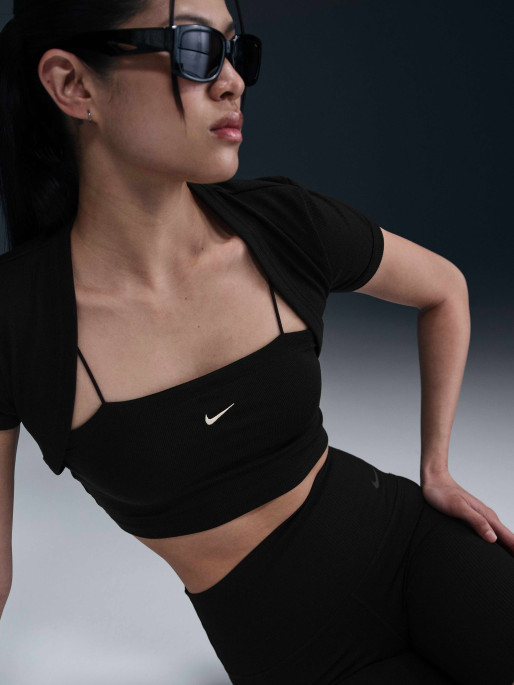 NIKE T-shirt W NSW NK CHLL KNT MRIB 2N1 CRP