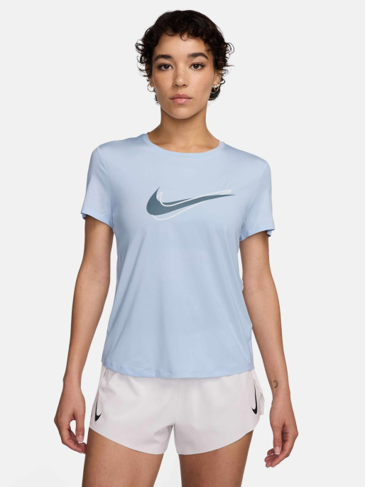 NIKE Women's T-shirt W NK ONE SWSH HBR DF SS TOP