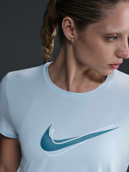 NIKE Women's T-shirt W NK ONE SWSH HBR DF SS TOP