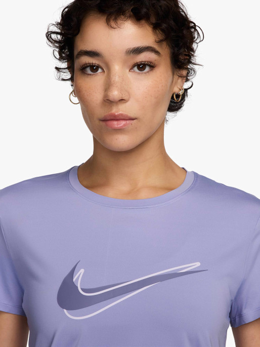 NIKE Women's T-shirt W NK ONE SWSH HBR DF SS TOP