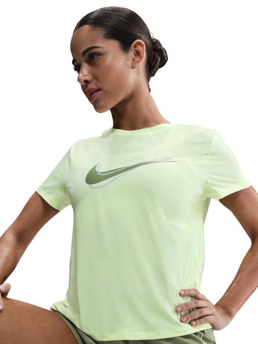 NIKE T-shirts W NK ONE SWSH HBR DF SS TOP