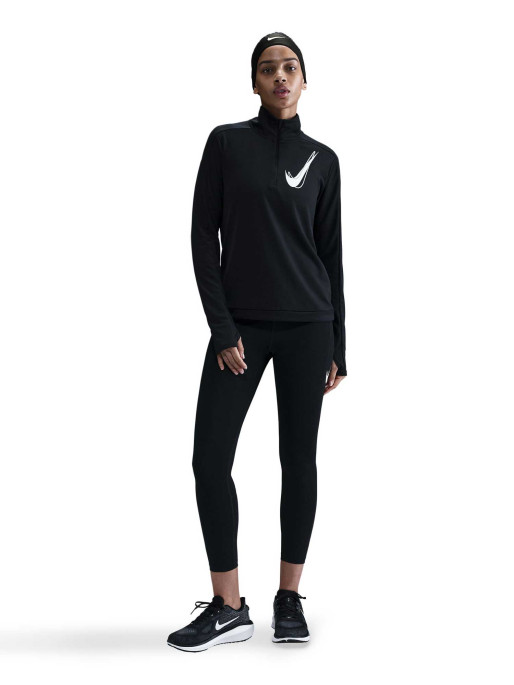 NIKE Bluza W Nk Swsh Hbr Hz Mid