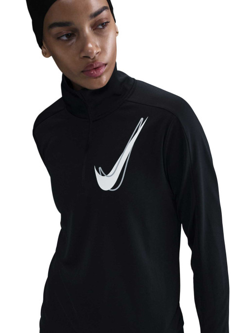 NIKE Bluza W Nk Swsh Hbr Hz Mid
