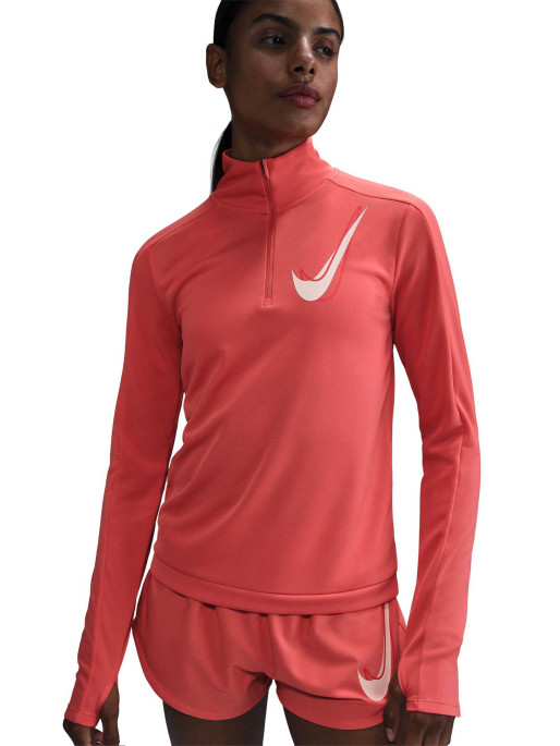 NIKE Bluza W Nk Swsh Hbr Hz Mid