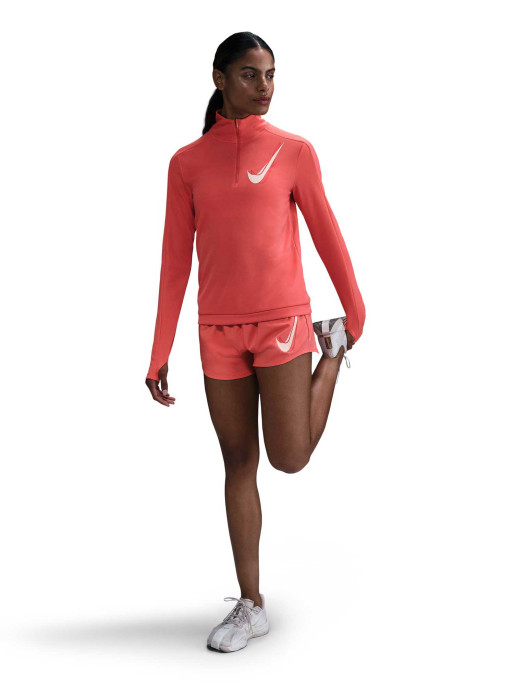 NIKE Bluza W Nk Swsh Hbr Hz Mid