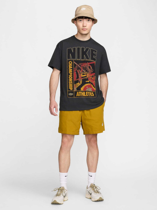 NIKE Κοντομάνικη Μπλούζα Off Noir