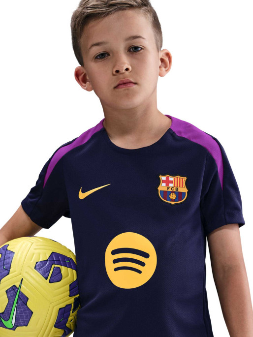 NIKE Παιδική Κοντομάνικη Μπλούζα F.C. Barcelona Strike