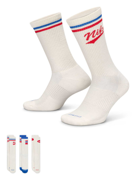 NIKE Socks U NK ED PLS CRW 3PR LFESTL 144