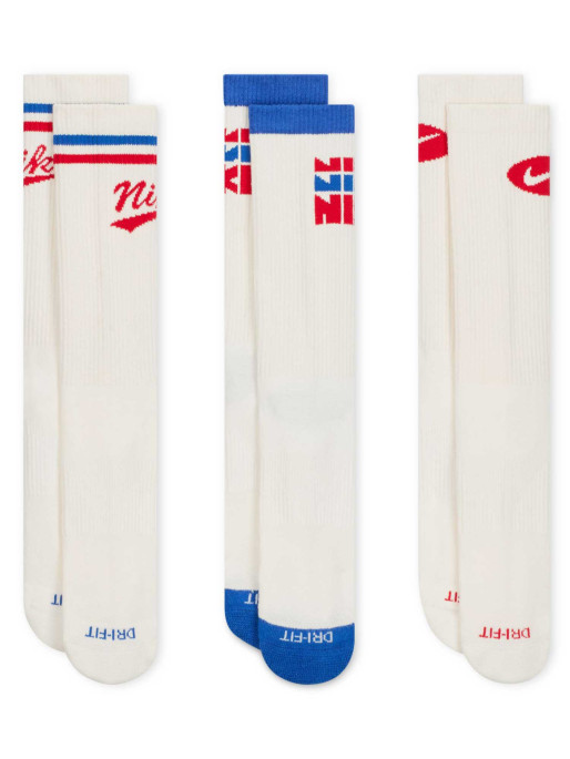 NIKE Socks U NK ED PLS CRW 3PR LFESTL 144