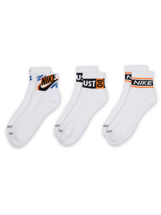 NIKE Socks U NK ED PLS ANKLE 3P SPORT 144