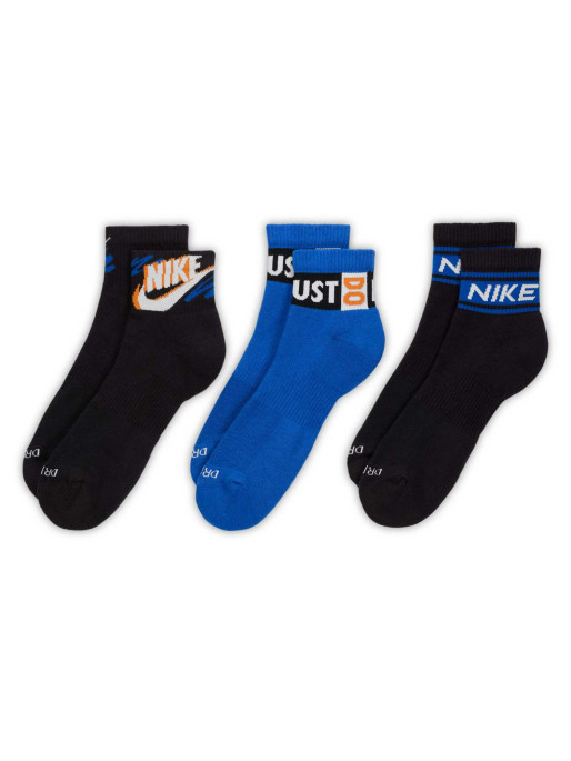 NIKE Socks U NK ED PLS ANKLE 3P SPORT 144