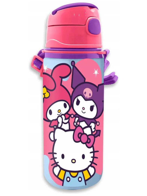 KIDS MOVIE HEROES Алуминиева бутилка Hello Kitty 600ml