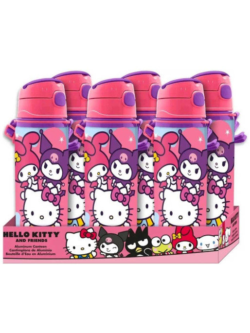 KIDS MOVIE HEROES Алуминиева бутилка Hello Kitty 600ml